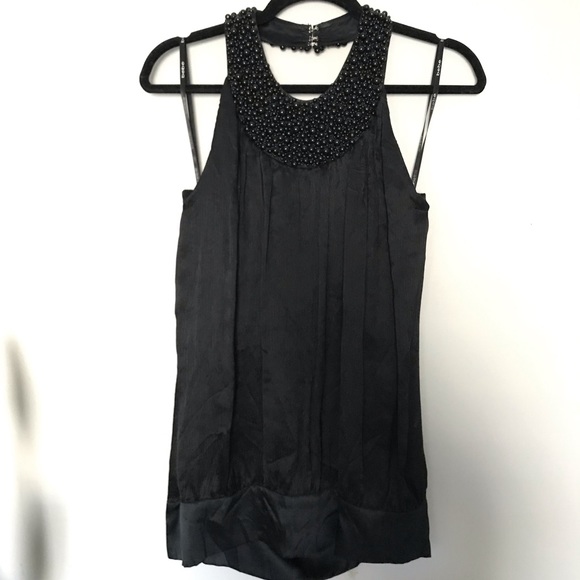 Bebe beaded halter top - Picture 1 of 8